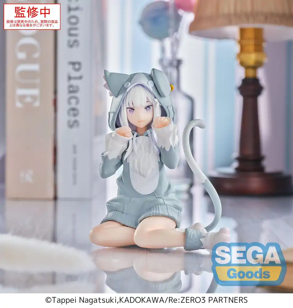 Re:Zero Starting Life in Another World Yumemirize PVC soška Emilia Mofumofu Pack 11 cm produktová fotografia
