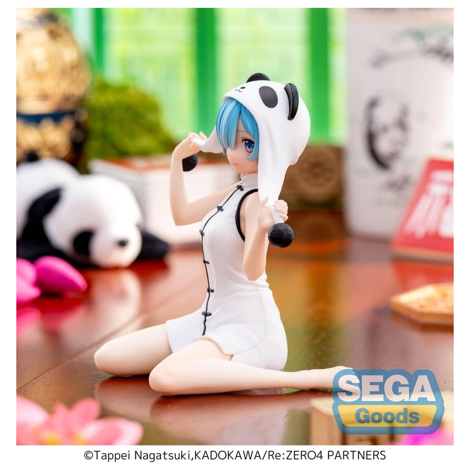 Re:Zero Starting Life in Another World Yumemirize PVC Socha Rem Panda 11 cm produktová fotografia