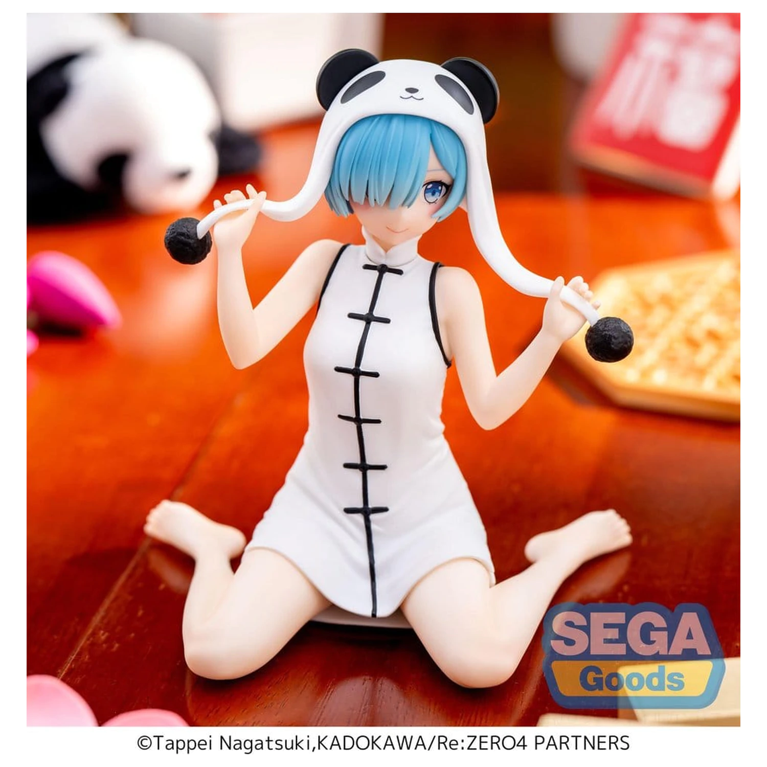 Re:Zero Starting Life in Another World Yumemirize PVC Socha Rem Panda 11 cm produktová fotografia