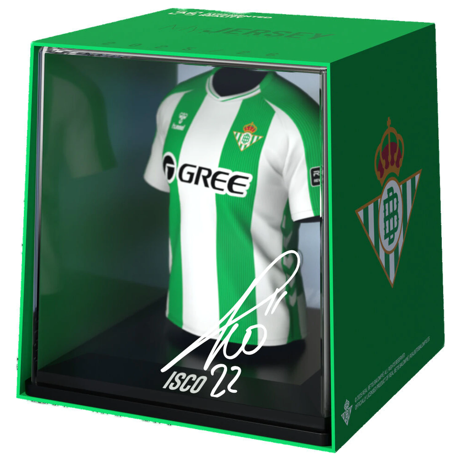 Real Betis Isco figúrka v mini tričku produktová fotografia