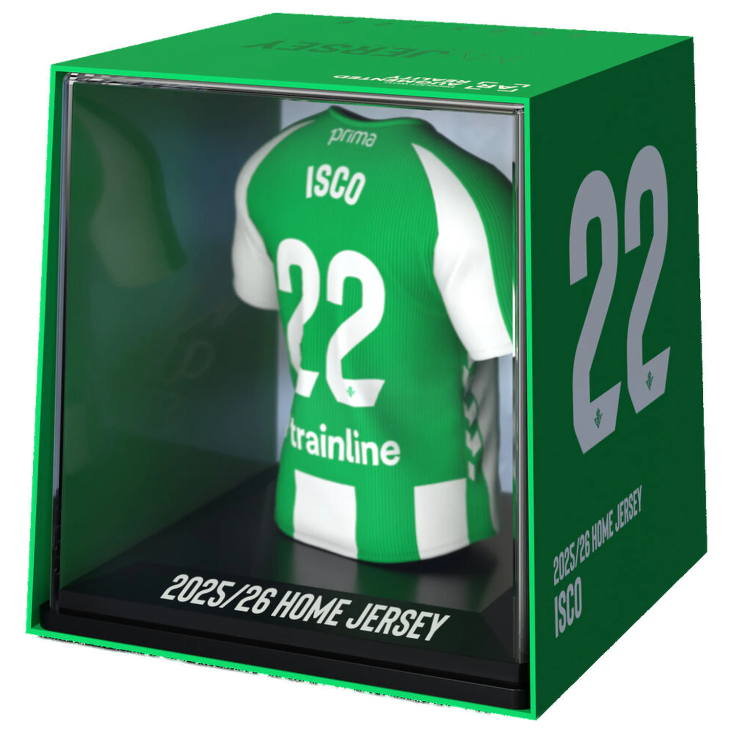 Real Betis Isco figúrka v mini tričku produktová fotografia