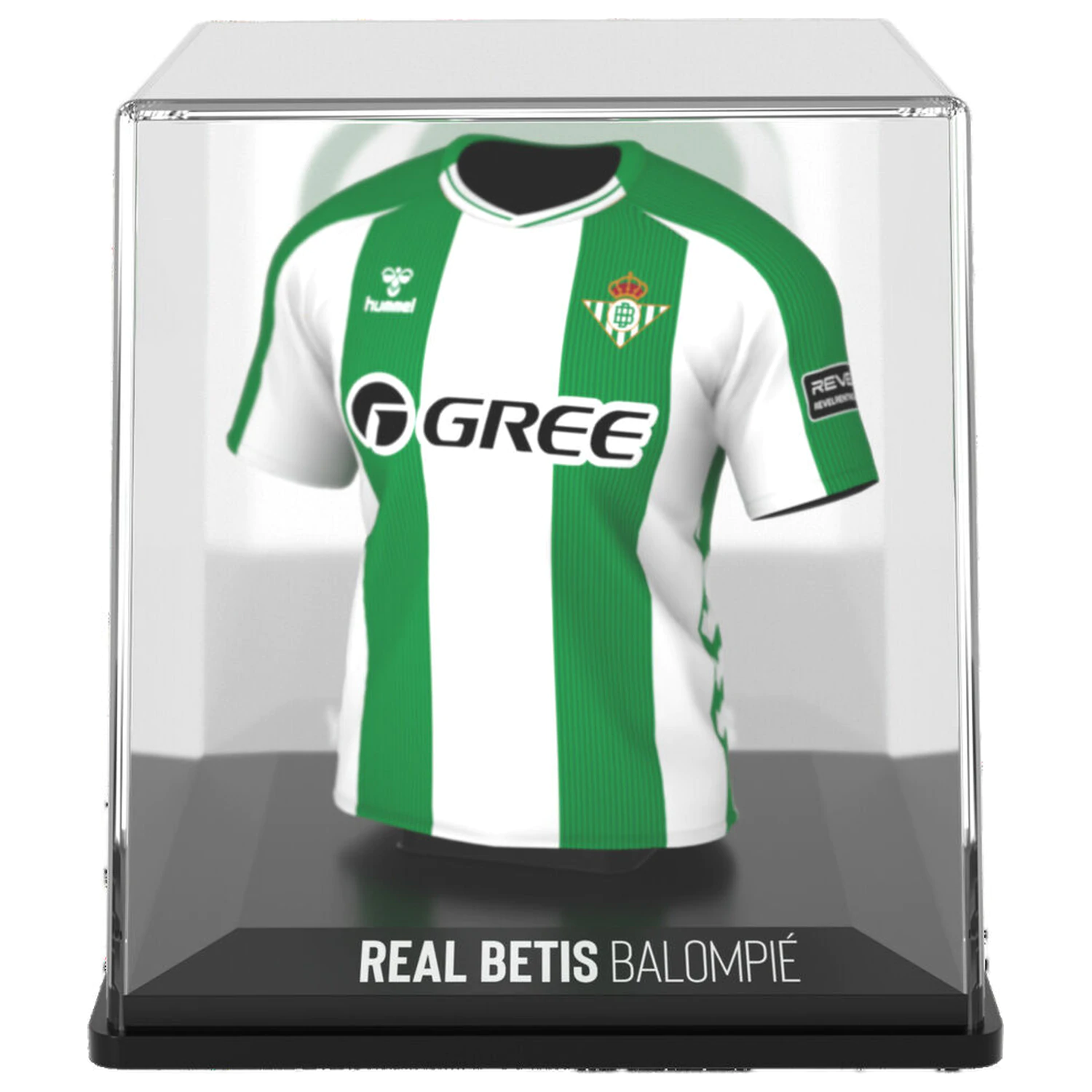 Real Betis figúrka v tvare mini trička produktová fotografia