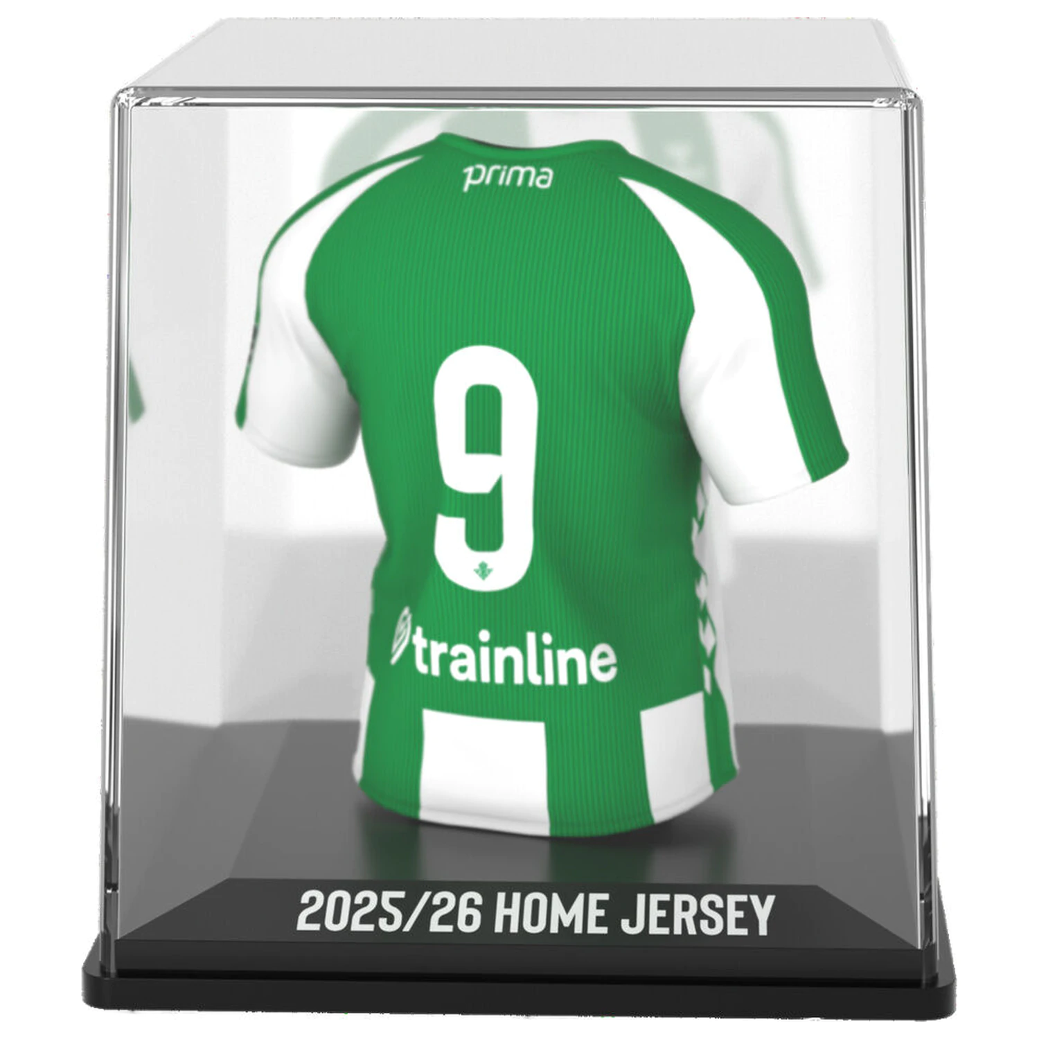 Real Betis figúrka v tvare mini trička produktová fotografia