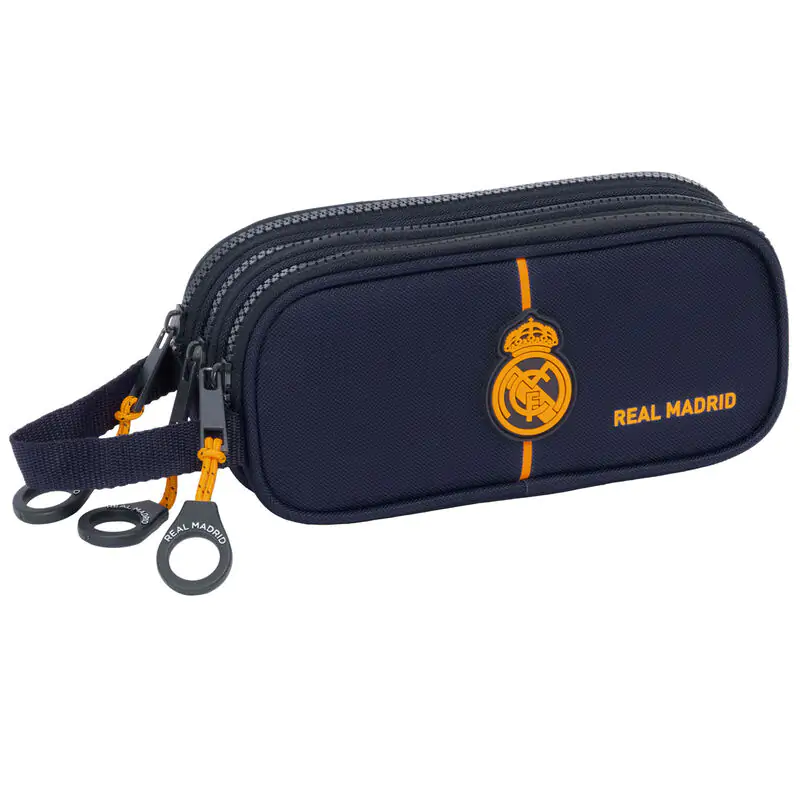 Real Madrid 2 Equipment 24/25 trojité puzdro na ceruzky produktová fotografia