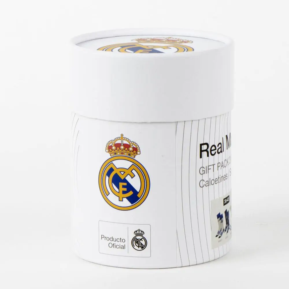 Real Madrid balenie 3 páry ponožiek pre dospelých produktová fotografia