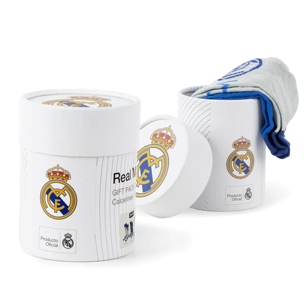 Real Madrid balenie 3 páry ponožiek pre dospelých produktová fotografia