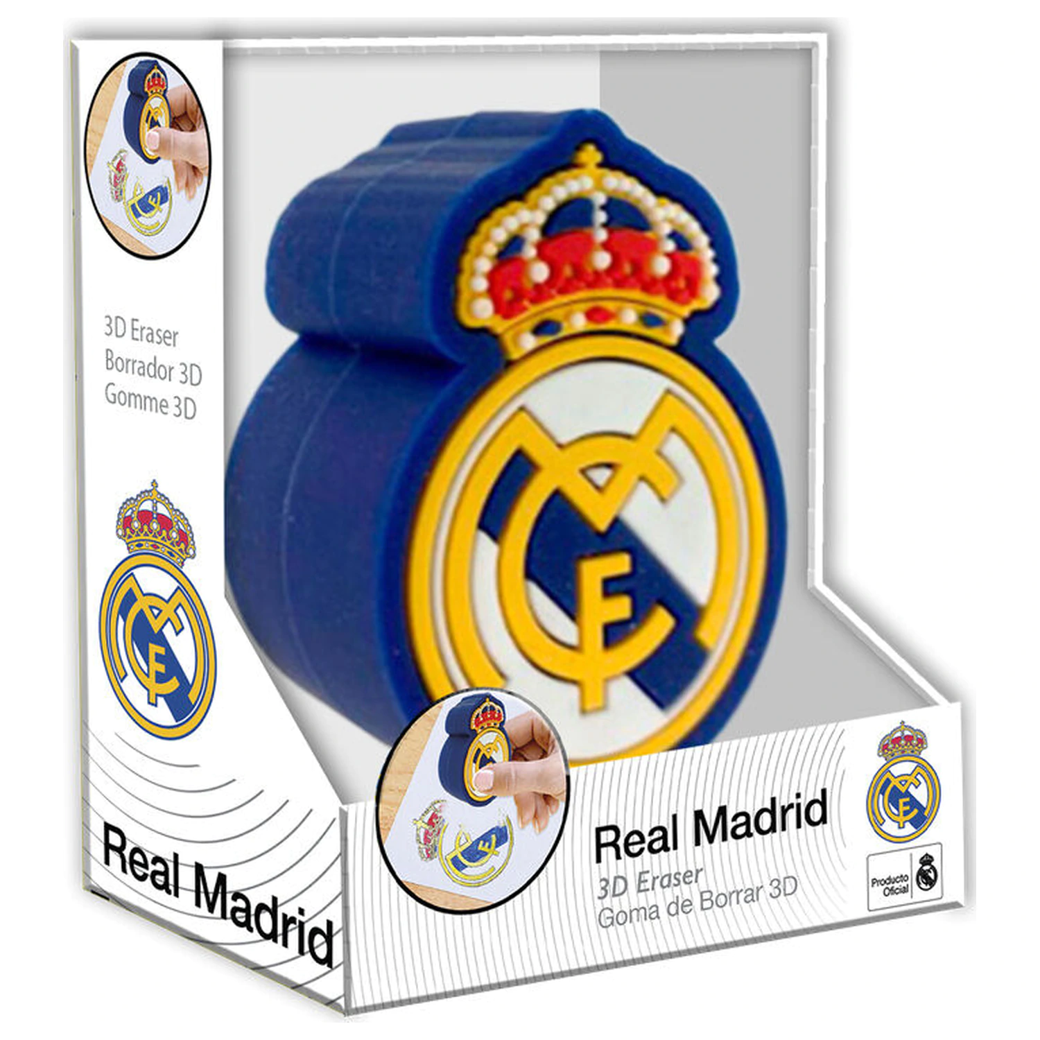 Real Madrid 3D guma produktová fotografia