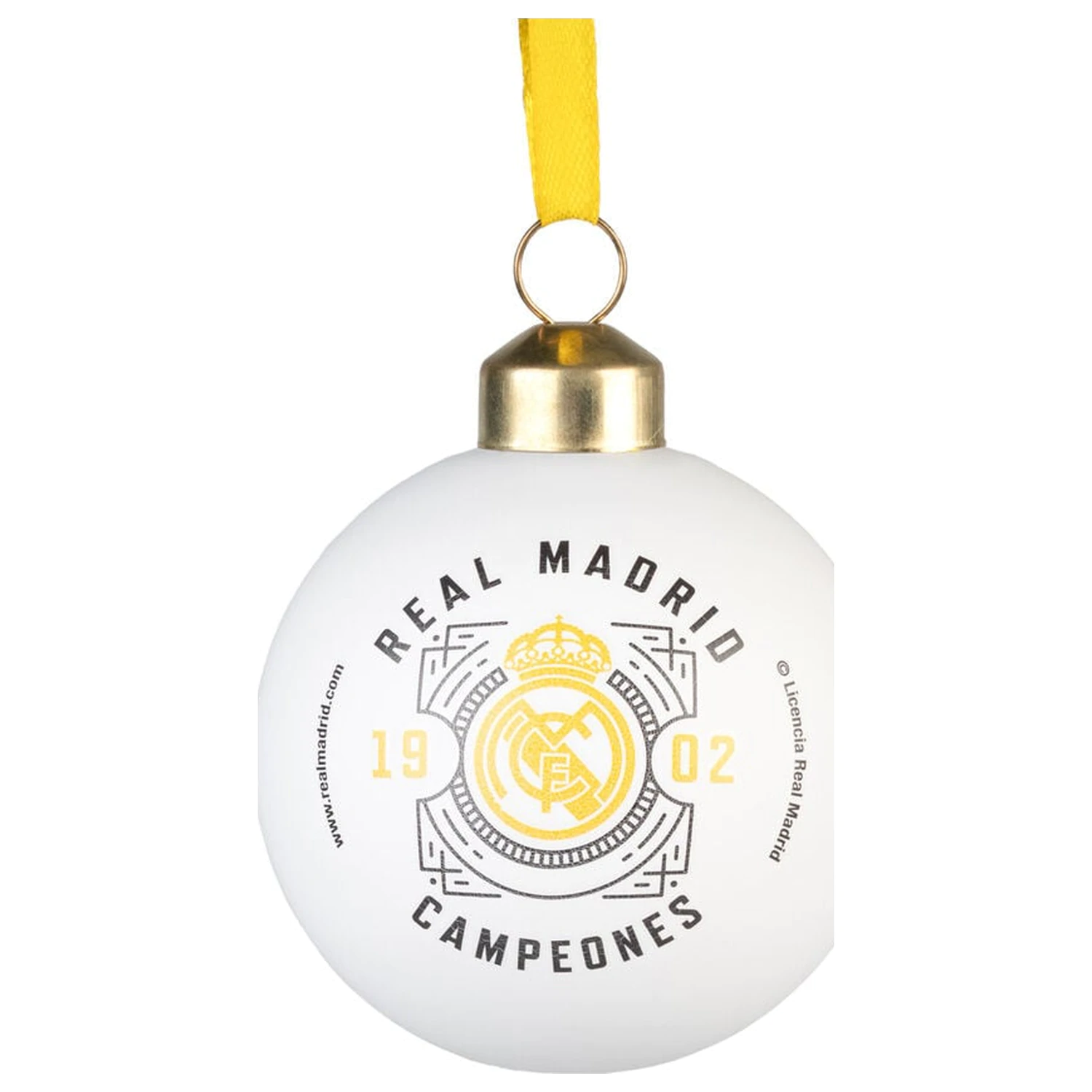 Real Madrid sada 4 vianočných gulí produktová fotografia