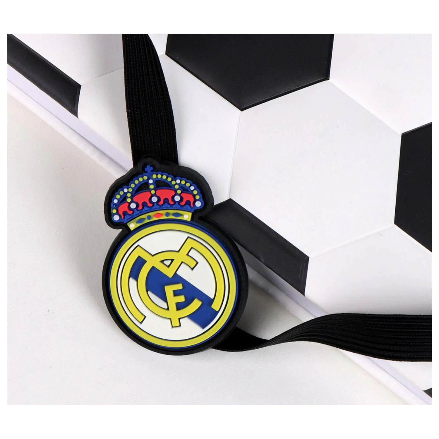 Real Madrid Ball Padded Zápisník, linajkový zápisník produktová fotografia