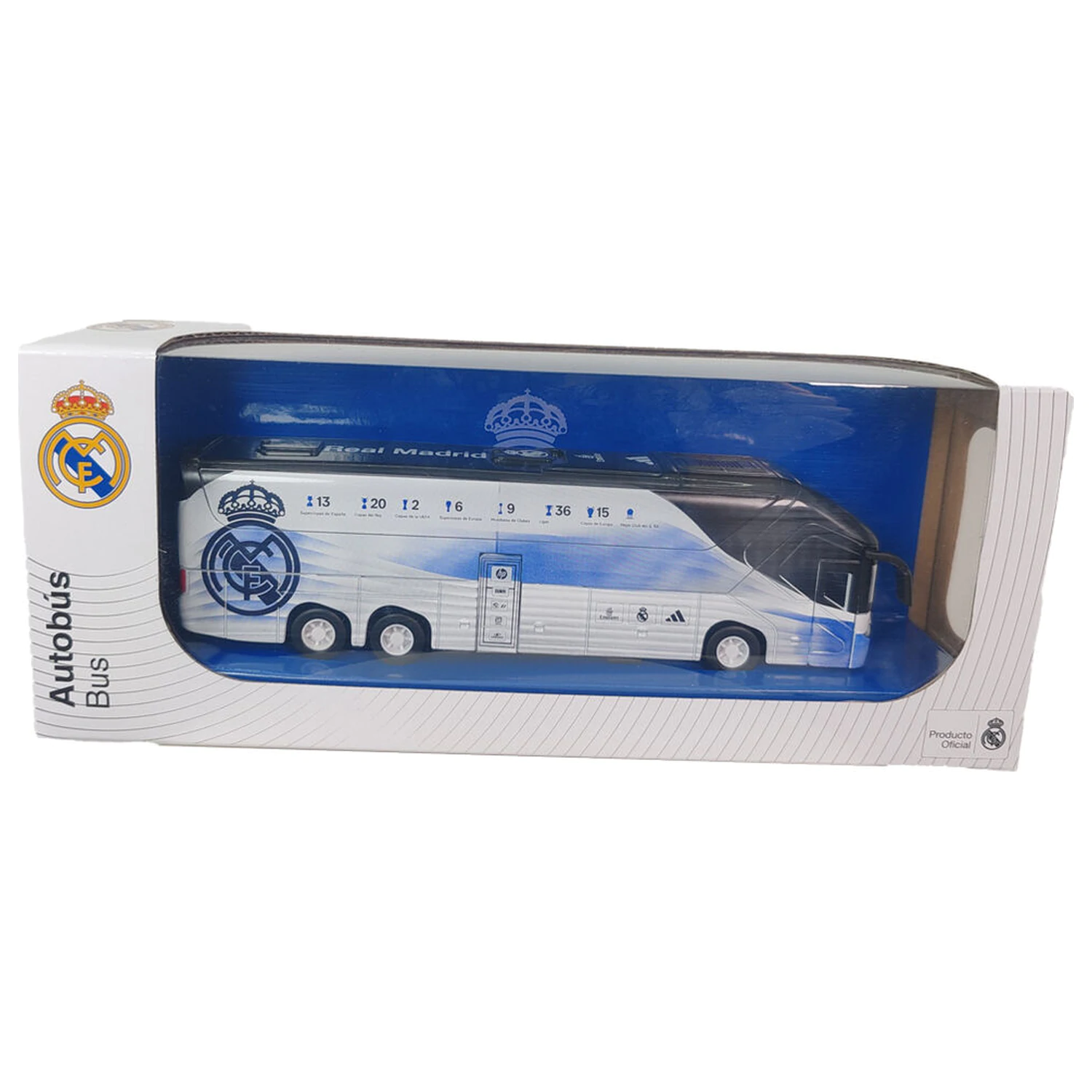 Real Madrid autobus produktová fotografia