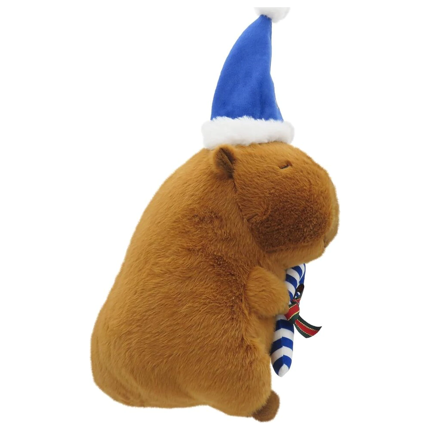 Real Madrid capibara plyšový medvedík so Santovou čiapkou 35cm produktová fotografia
