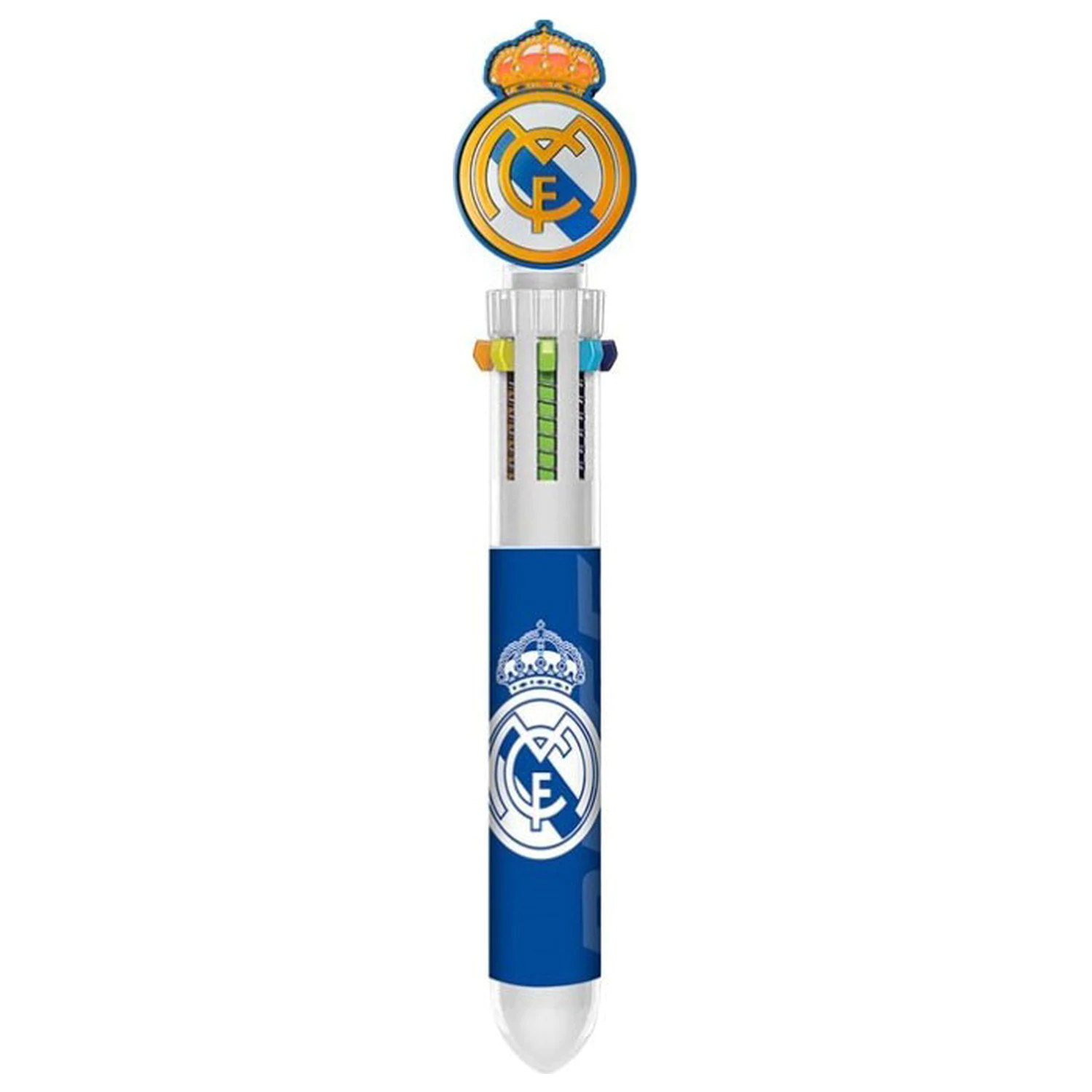 Real Madrid Emblem 10-farebné 3D pero produktová fotografia