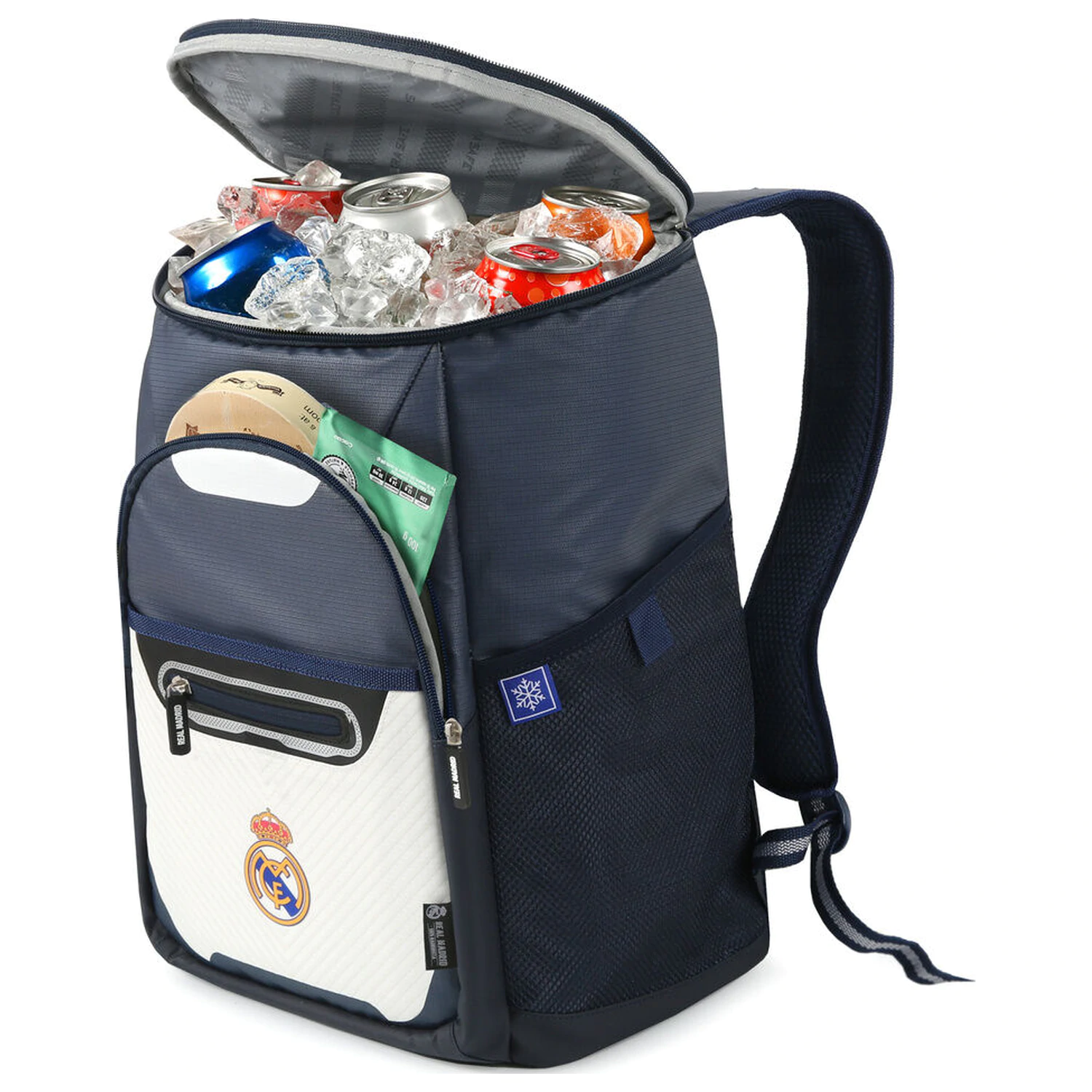 Real Madrid termo ruksak na prenos jedla produktová fotografia