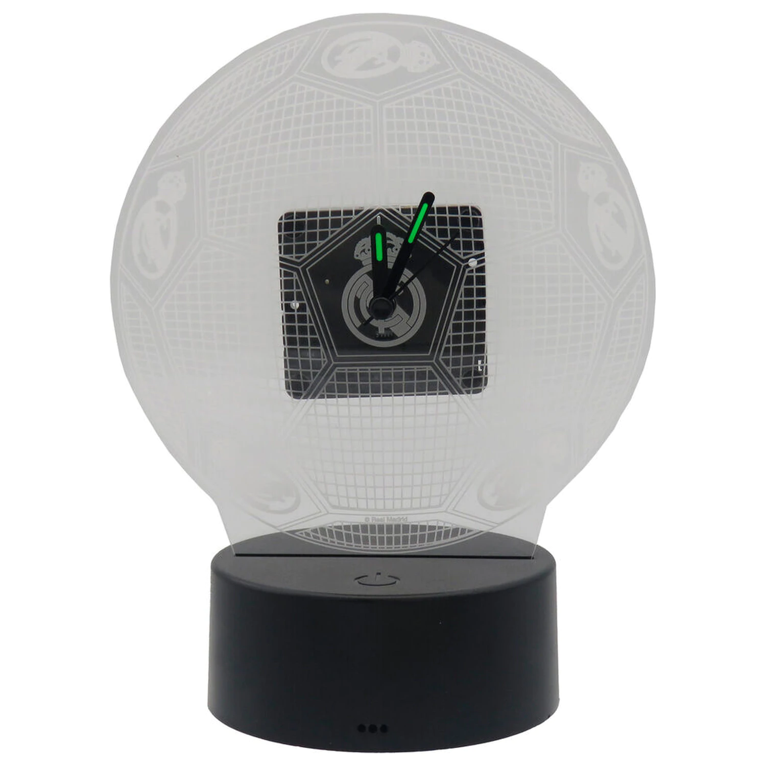 Nástenné LED methacrylate hodiny Real Madrid produktová fotografia