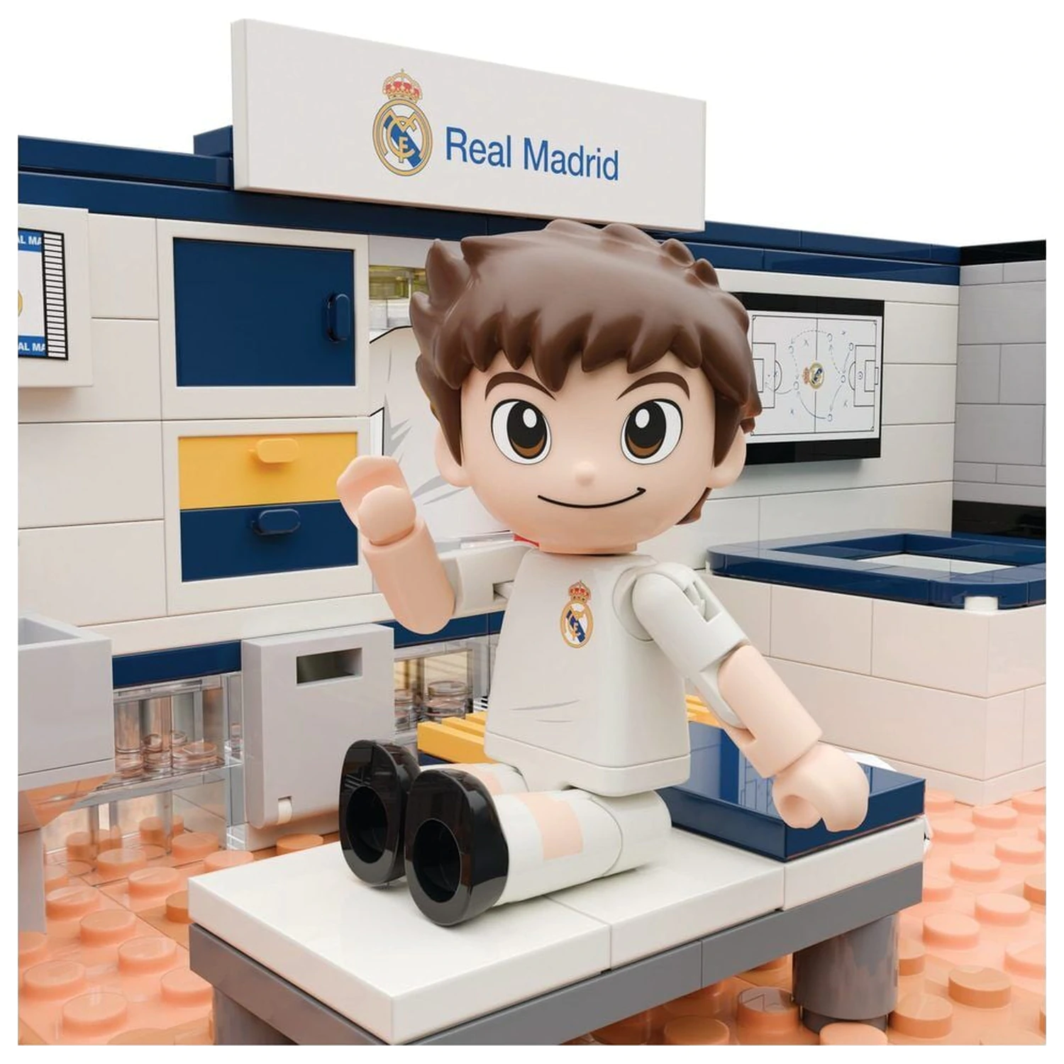 Real Madrid šatňa set s figúrkou 439ks produktová fotografia