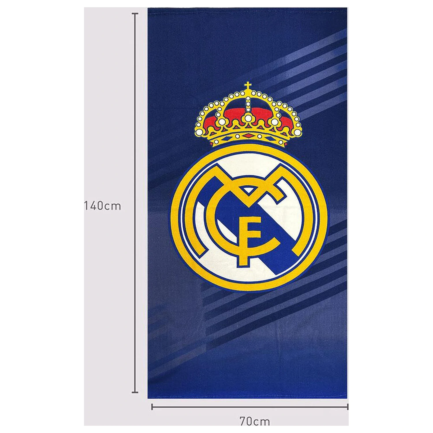 Real Madrid mikrovláknová plážová osuška produktová fotografia