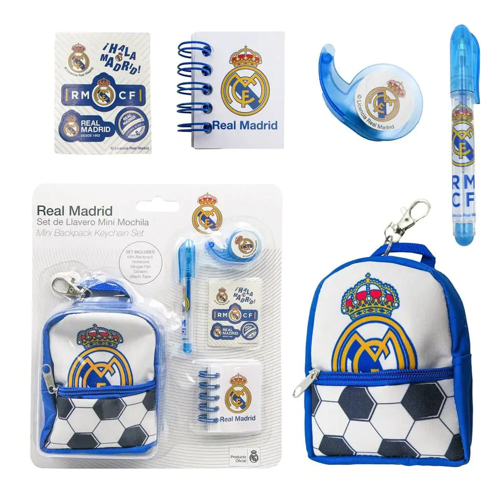 Real Madrid Stationery mini ruksak set produktová fotografia