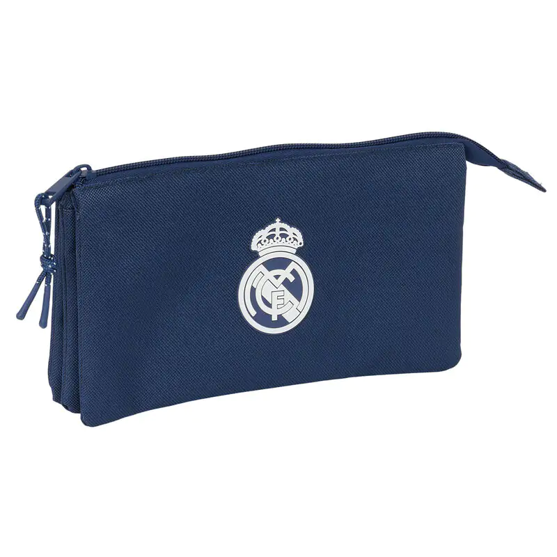 Real Madrid navy blue trojitý peračník produktová fotografia