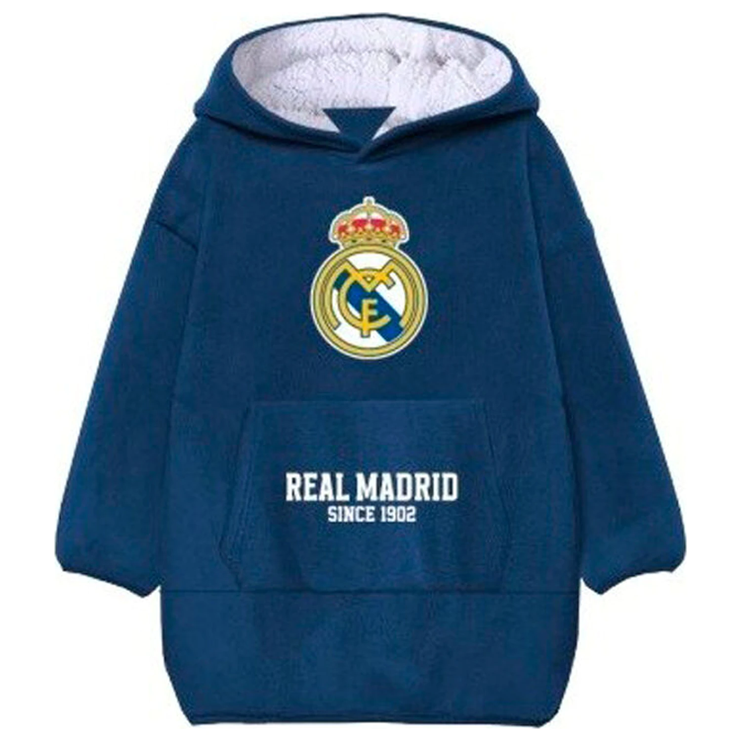 Real Madrid oversize mikina kabát deti produktová fotografia