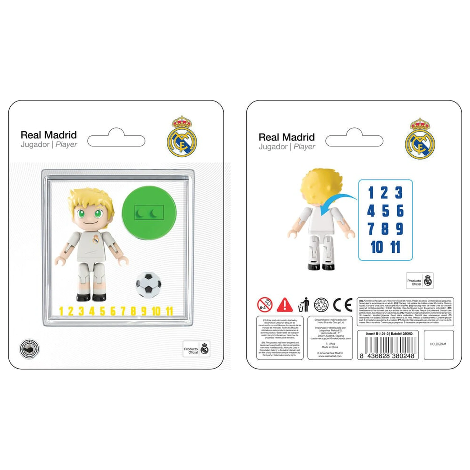 Real Madrid figúrka hráča 4cm produktová fotografia