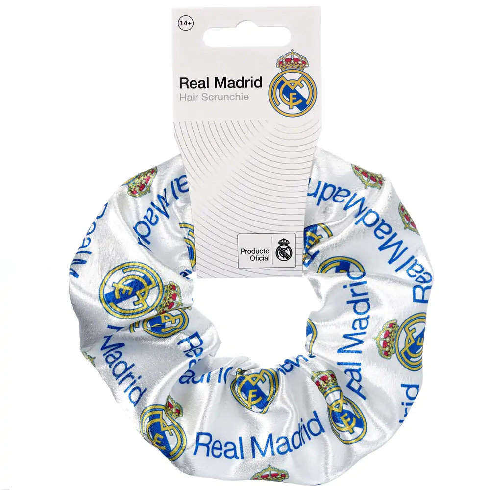 Real Madrid látková gumička do vlasov produktová fotografia