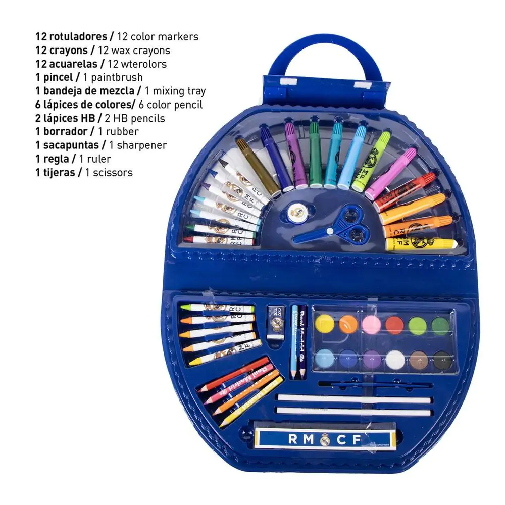 Real Madrid Colouring stationery set 50-dielna súprava produktová fotografia