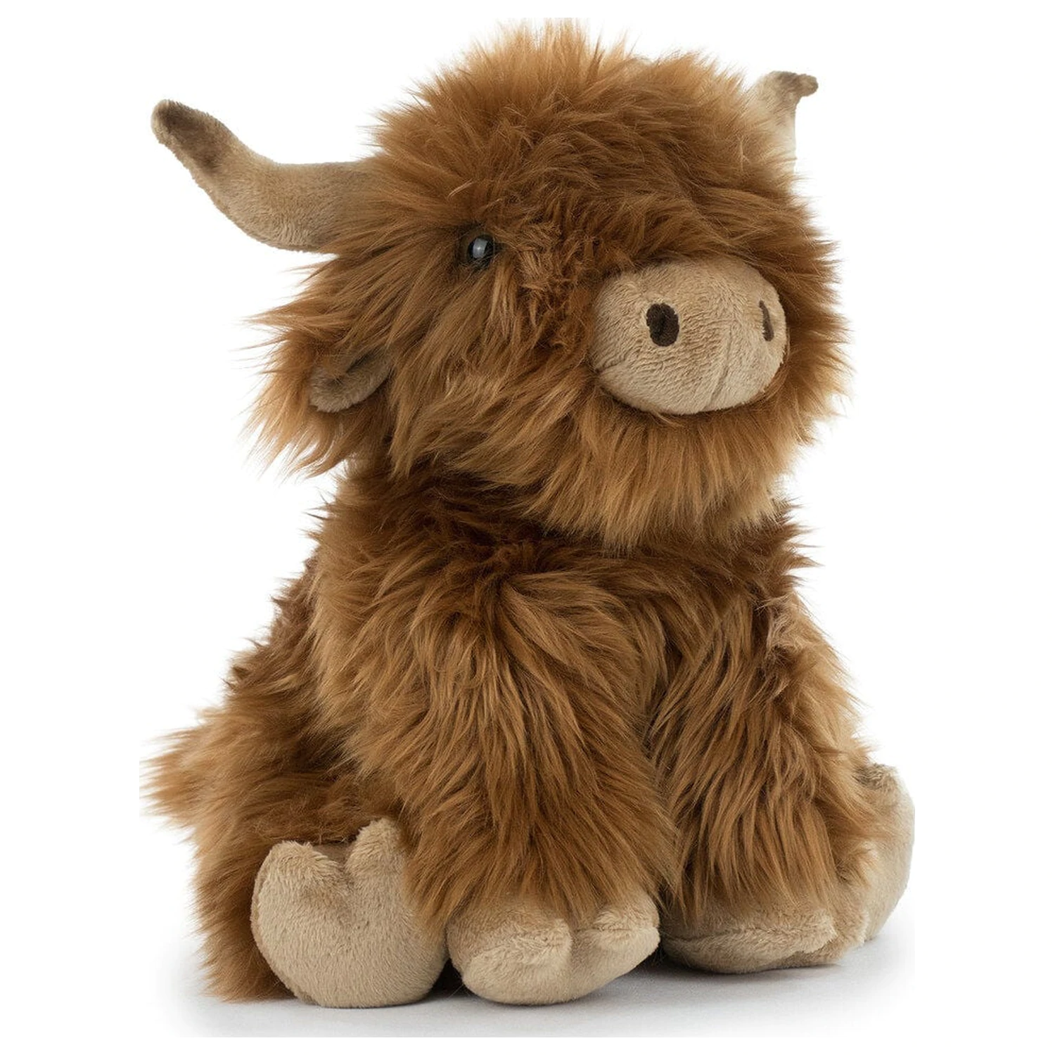 Realistické zvieratá Highland Cow plyšová hračka 27 cm produktová fotografia