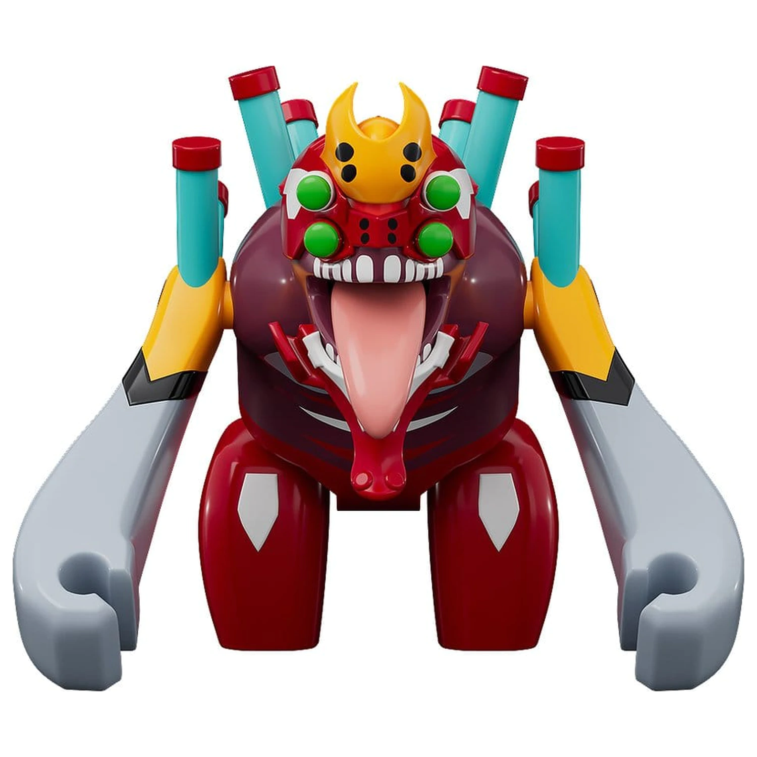 Rebuild of Evangelion Brickroid miniatúrna figúrka Evangelion Unit 02 Beast Form 2nd Phase (Type 1) 4 cm produktová fotografia
