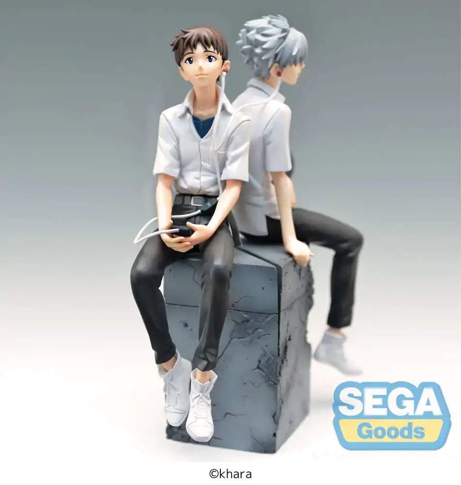 Rebuild of Evangelion Luminasta PVC Socha Shinji & Kaworu Evangelion: New Theatrical Edition Shinji Ver. 17 cm produktová fotografia