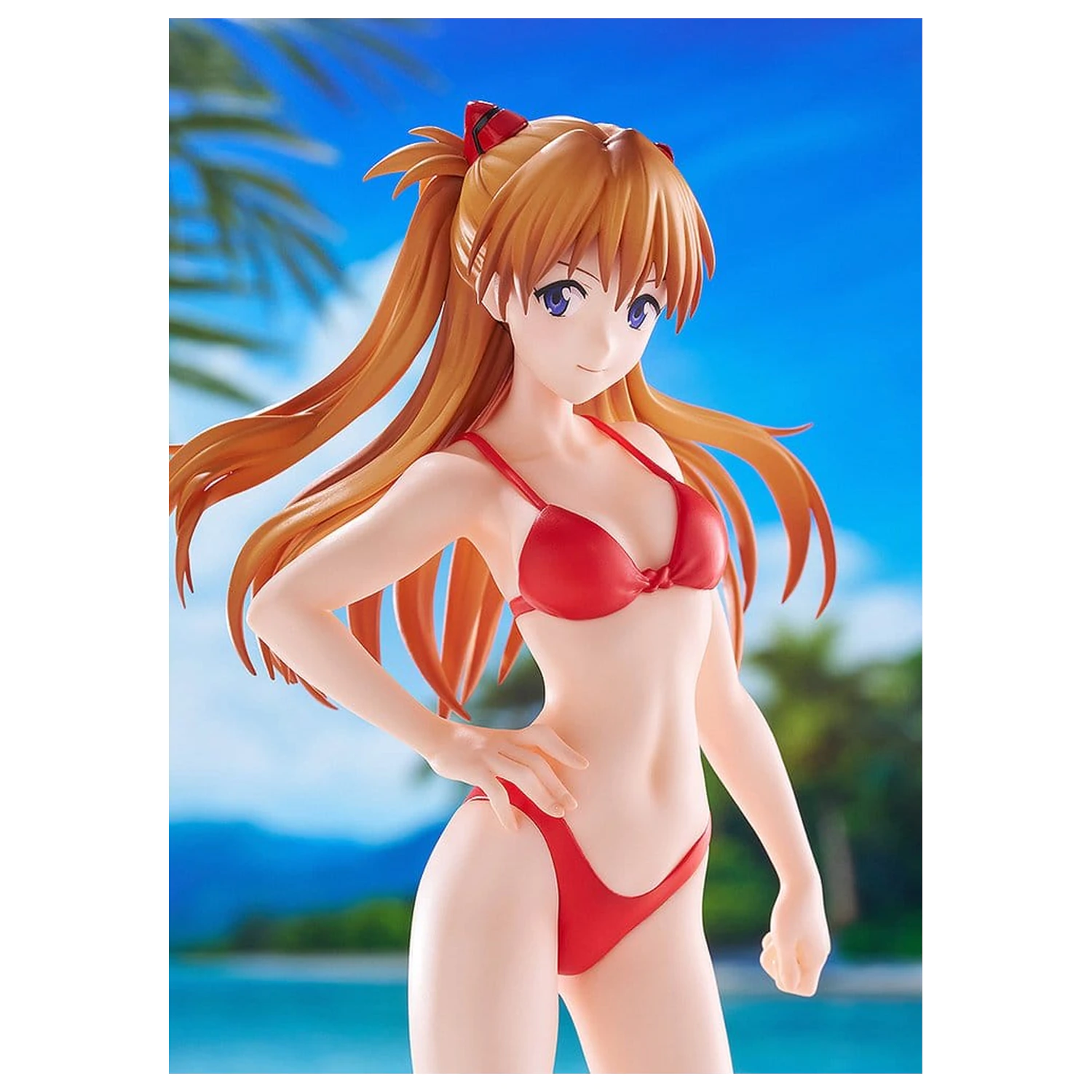 Rebuild of Evangelion Pop Up Parade figúrka Beach Queens Asuka Shikinami Langley (Bikini Style) L Size 23 cm produktová fotografia