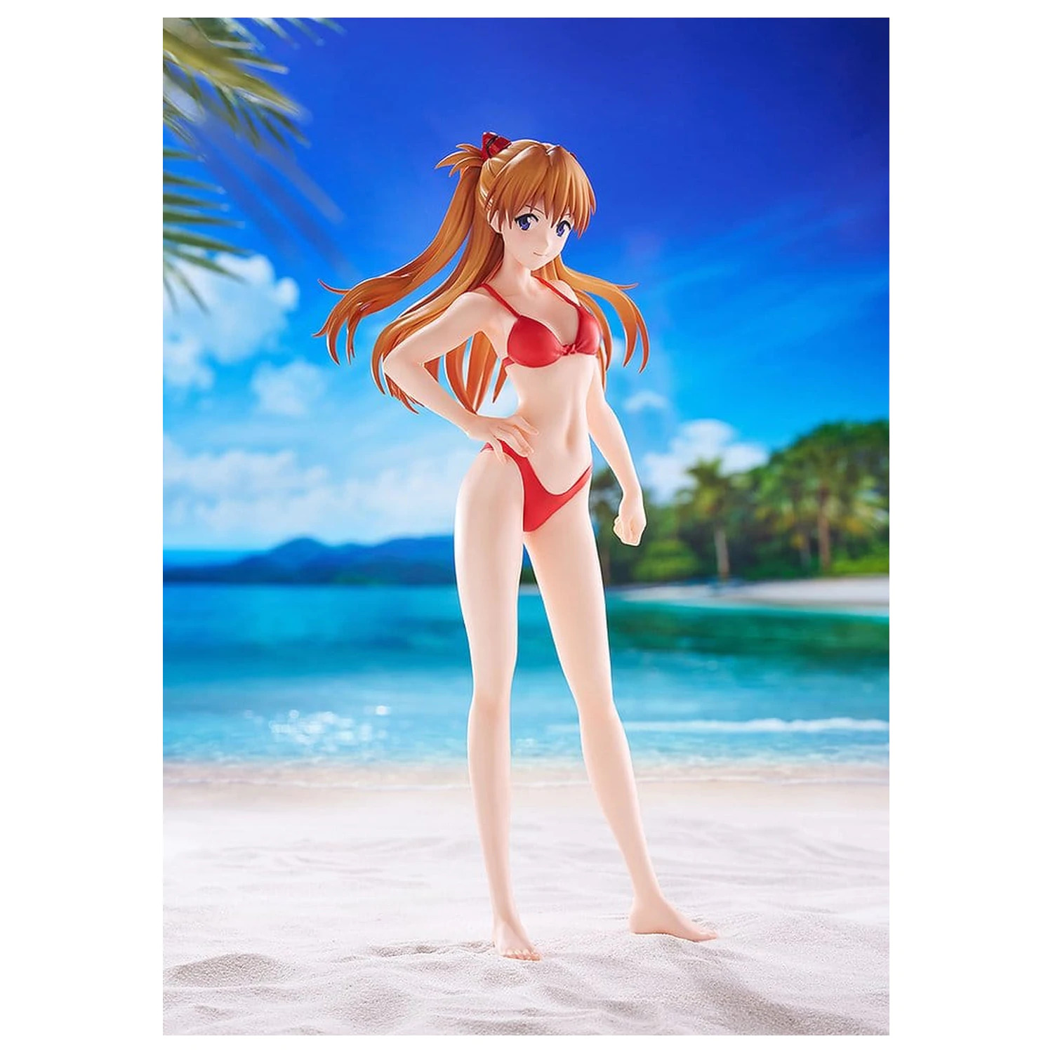 Rebuild of Evangelion Pop Up Parade figúrka Beach Queens Asuka Shikinami Langley (Bikini Style) L Size 23 cm produktová fotografia