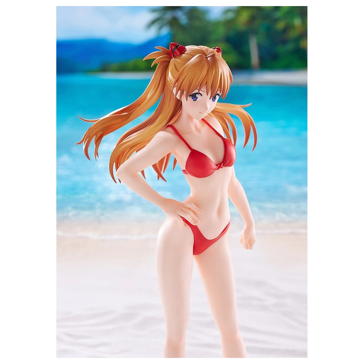 Rebuild of Evangelion Pop Up Parade figúrka Beach Queens Asuka Shikinami Langley (Bikini Style) L Size 23 cm produktová fotografia