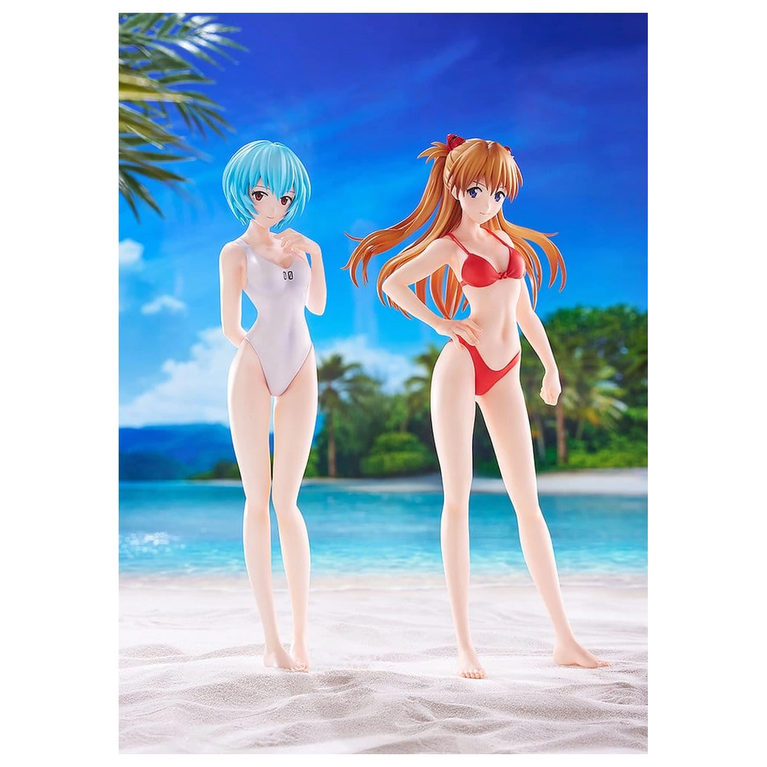 Rebuild of Evangelion Pop Up Parade figúrka Beach Queens Asuka Shikinami Langley (Bikini Style) L Size 23 cm produktová fotografia