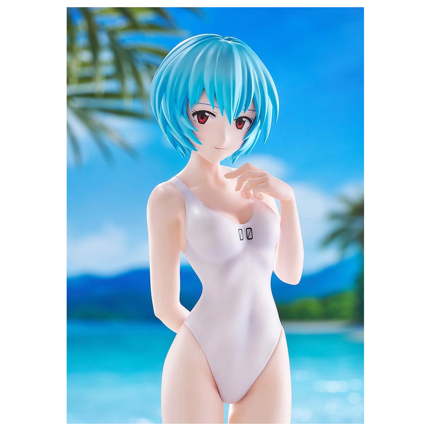 Rebuild of Evangelion Pop Up Parade figúrka Beach Queens Rei Ayanami (One-Piece Style) L Size 22 cm produktová fotografia