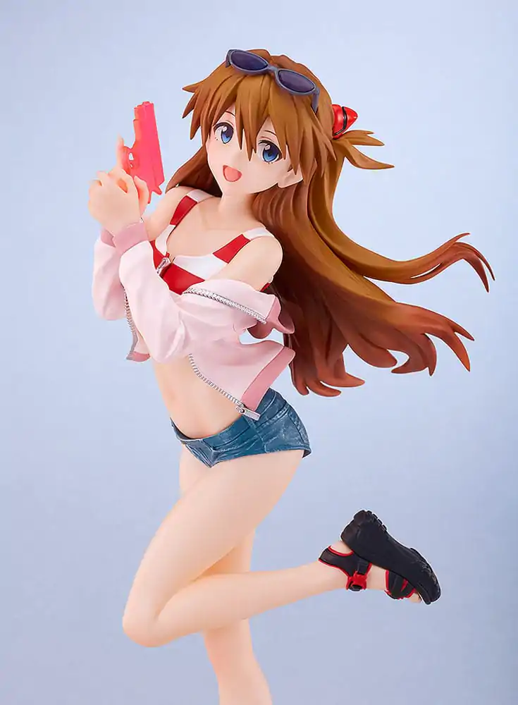Rebuild of Evangelion Pop Up Parade L PVC Soška Beach Queens: Asuka Shikinami Langley 22 cm produktová fotografia