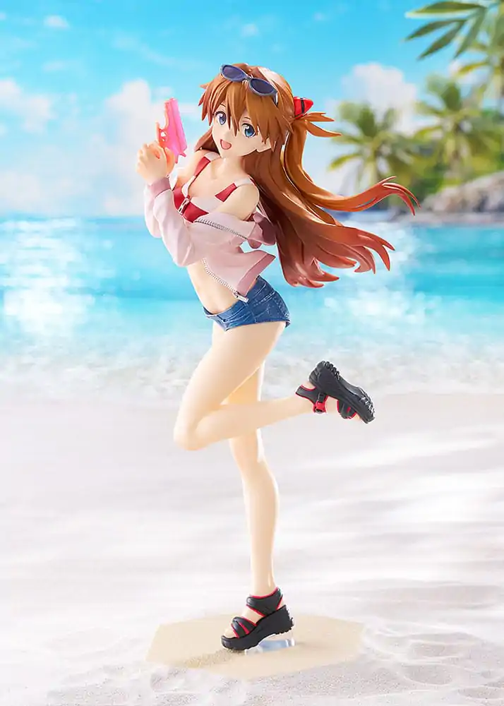 Rebuild of Evangelion Pop Up Parade L PVC Soška Beach Queens: Asuka Shikinami Langley 22 cm produktová fotografia