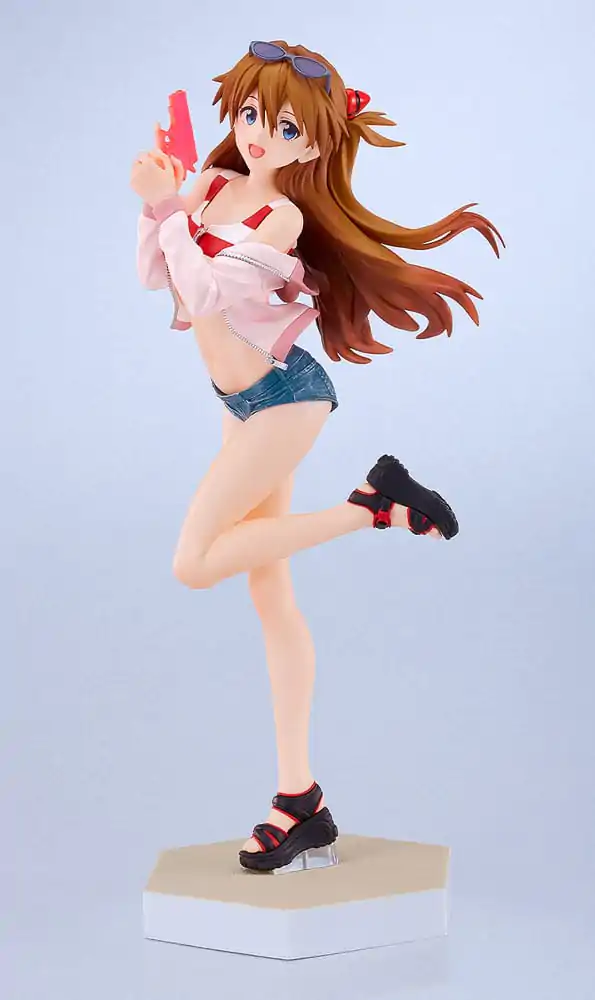 Rebuild of Evangelion Pop Up Parade L PVC Soška Beach Queens: Asuka Shikinami Langley 22 cm produktová fotografia