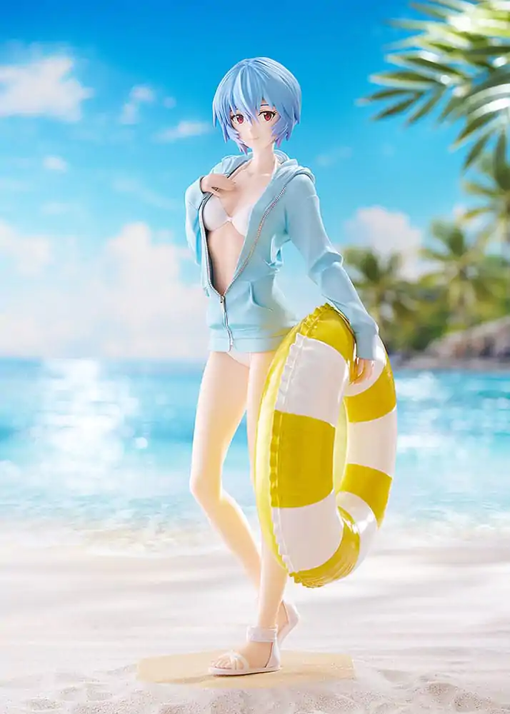 Rebuild of Evangelion Pop Up Parade L PVC Socha Beach Queens: Rei Ayanami 22 cm produktová fotografia