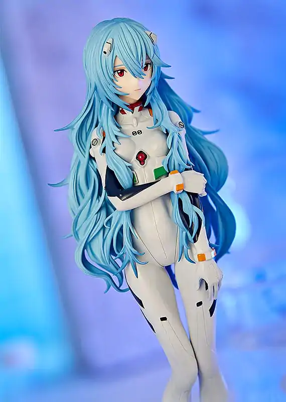 Rebuild of Evangelion Pop Up Parade PVC figúrka Rei Ayanami: Long Hair Ver. (3. vydanie) 17 cm termékfotó