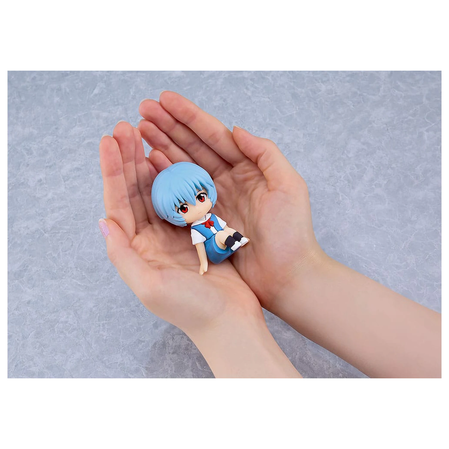 Rebuild of Evangelion Gumená Maskot Nendroid Plus Mini Figúrka Rei Ayanami 8 cm produktová fotografia