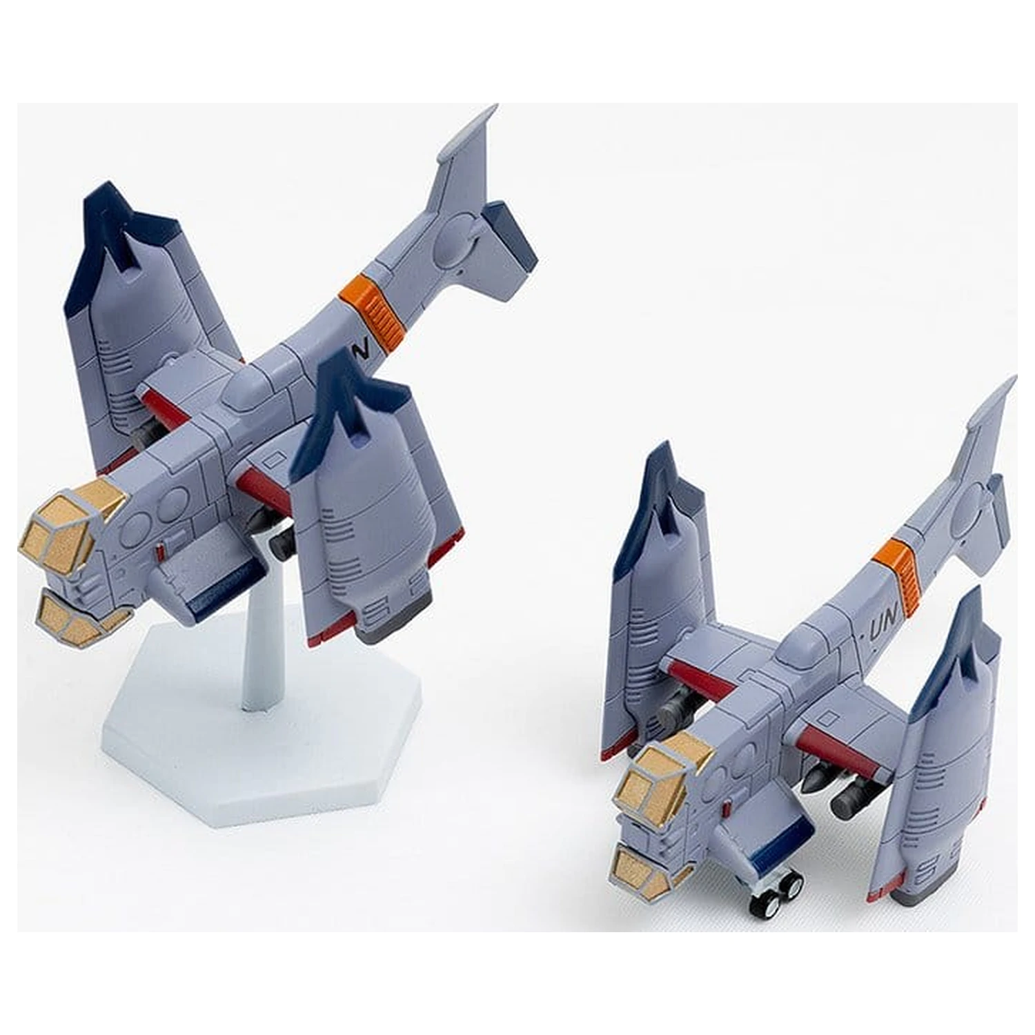 Rebuild of Evangelion SYUTO Tiny Scale Plastic Model Kit UNAF Close Air Support VTOL Aircraft YAGR-3B 5 cm produktová fotografia