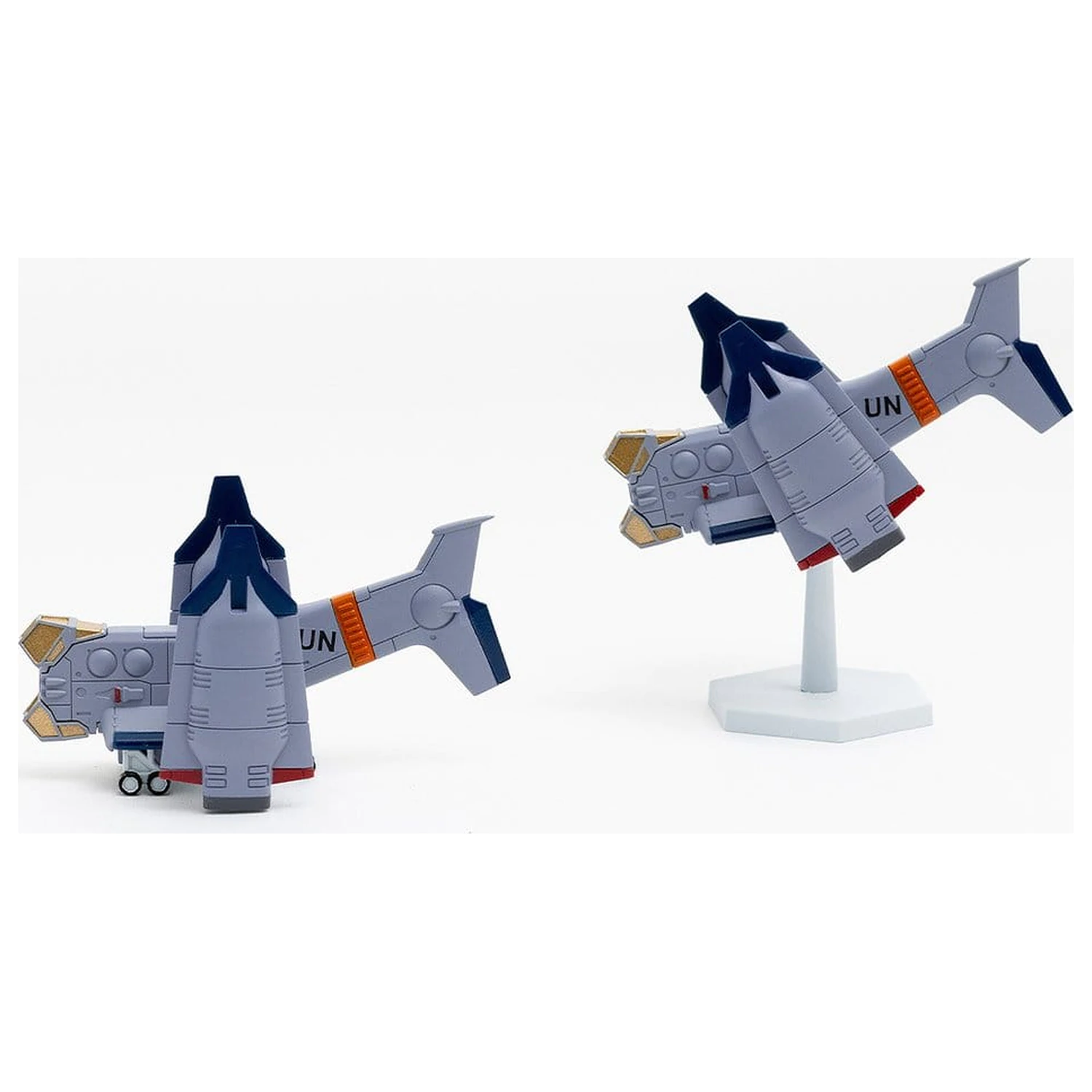 Rebuild of Evangelion SYUTO Tiny Scale Plastic Model Kit UNAF Close Air Support VTOL Aircraft YAGR-3B 5 cm produktová fotografia