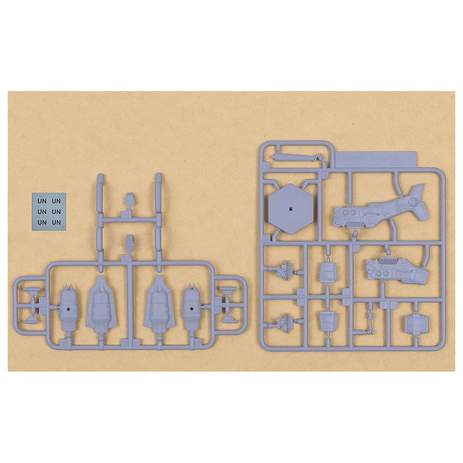 Rebuild of Evangelion SYUTO Tiny Scale Plastic Model Kit UNAF Close Air Support VTOL Aircraft YAGR-3B 5 cm produktová fotografia