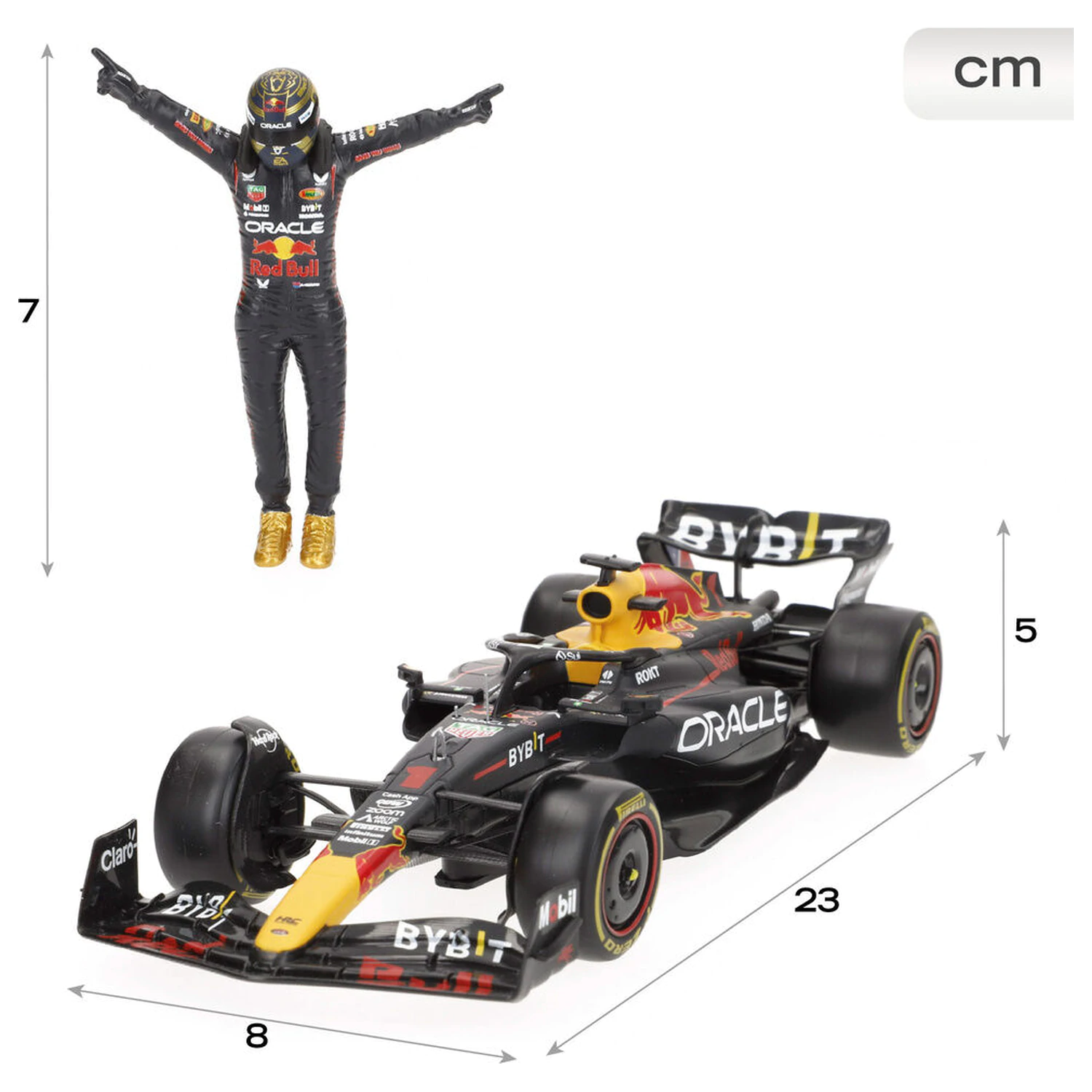 Red Bull F1 2023 Max Verstappen auto produktová fotografia