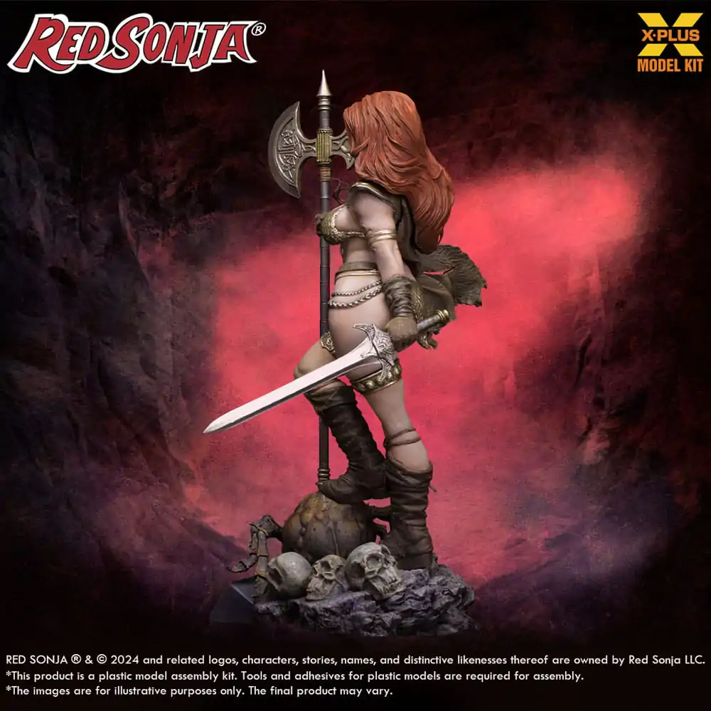 Red Sonja Plastová Modelová Stavebnica 1/8 Red Sonja 27 cm termékfotó