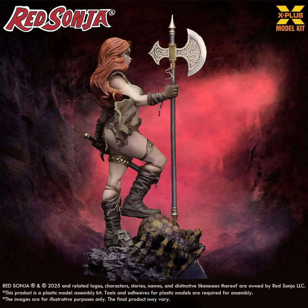 Red Sonja Plastic Model Kit 1/8 Red Sonja opätovné vydanie 27 cm produktová fotografia