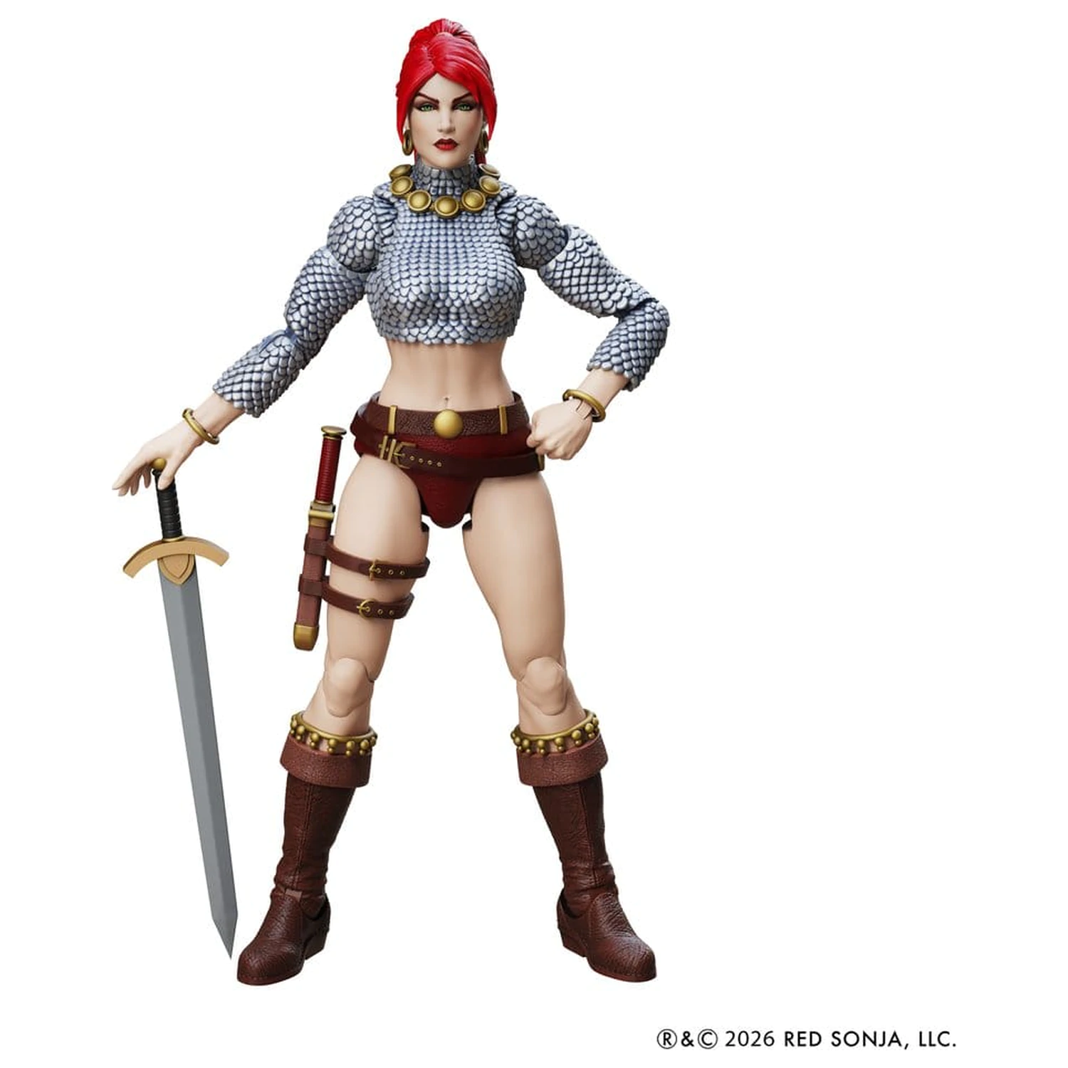 Red Sonja Epic H.A.C.K.S. akčná figúrka 1/12 mierky Immortal Red Sonja produktová fotografia
