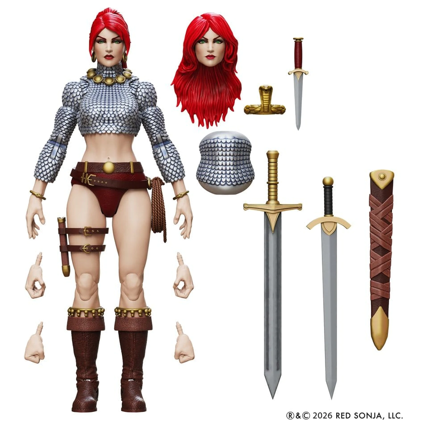 Red Sonja Epic H.A.C.K.S. akčná figúrka 1/12 mierky Immortal Red Sonja produktová fotografia