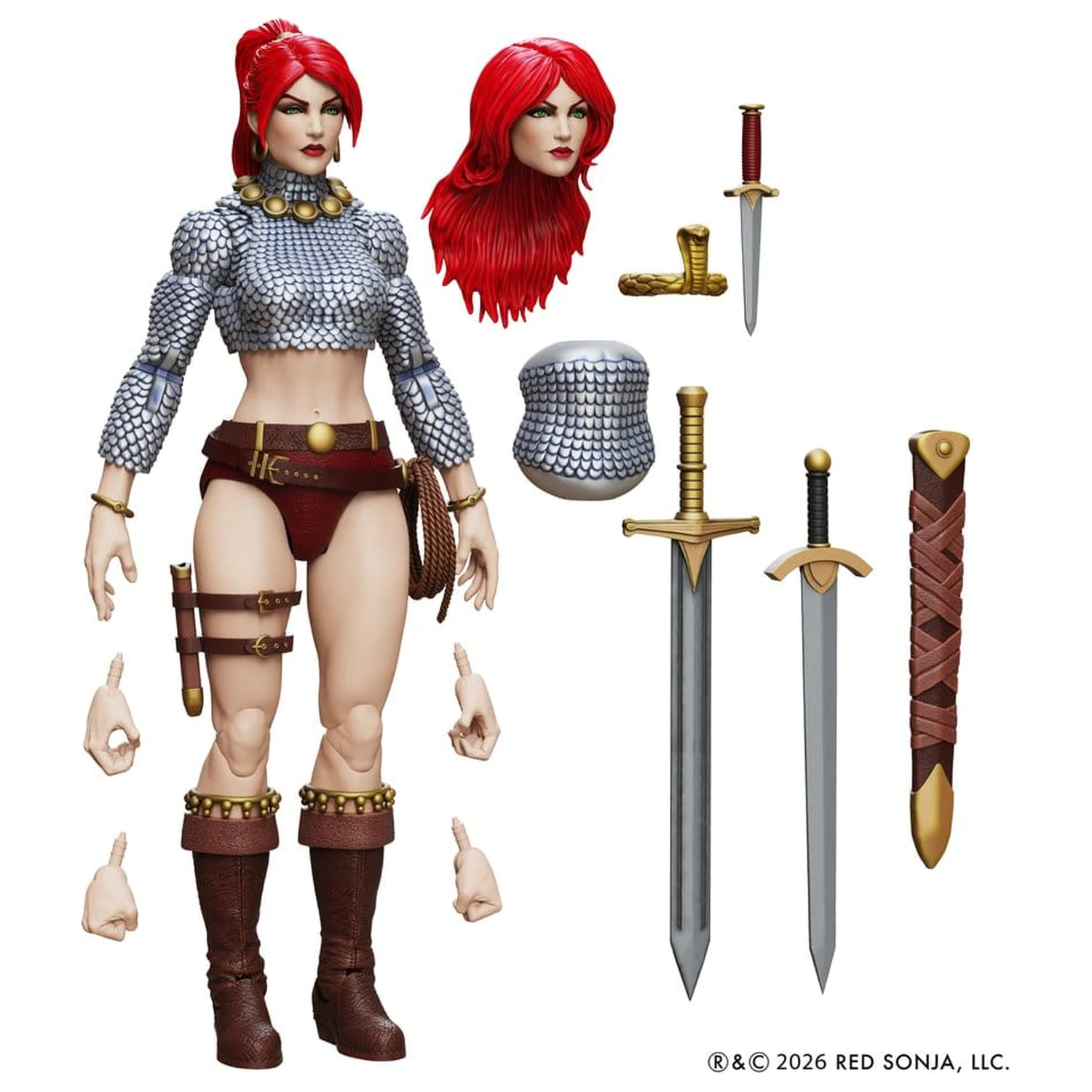 Red Sonja Epic H.A.C.K.S. akčná figúrka 1/12 mierky Immortal Red Sonja produktová fotografia