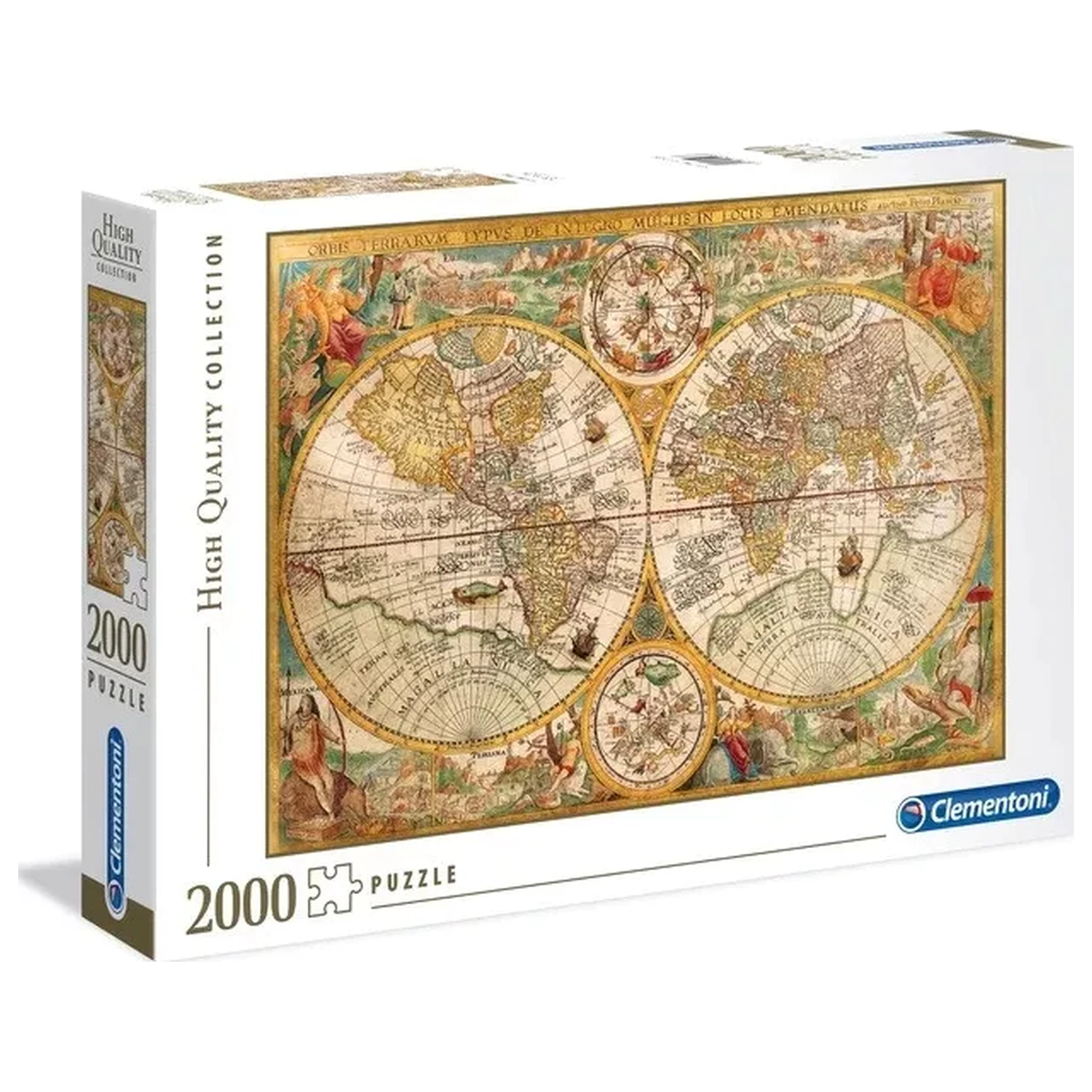 Old Map Ancient 2000-dielne puzzle produktová fotografia